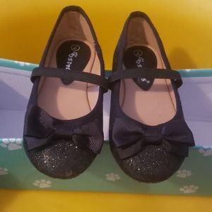 Ositos Sparkly Ballet Flats Black Size 7 girls